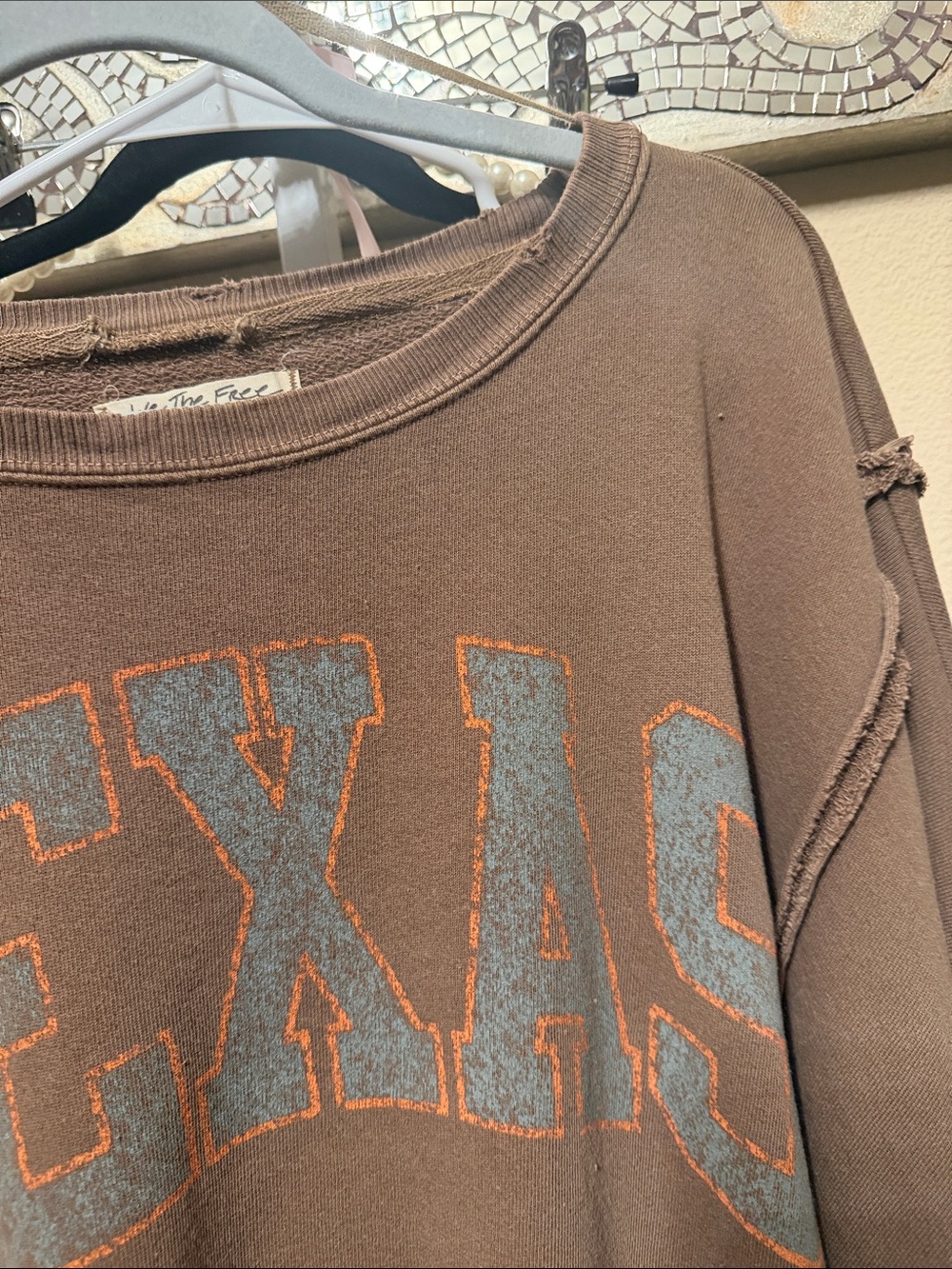 Texas We The Free Graphic Camden Pullover- Texas - Picture 9 of 9